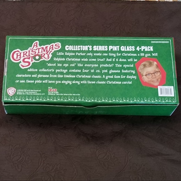 NIB/NWT A Christmas Story Collector Glass Set - Picture 2 of 5